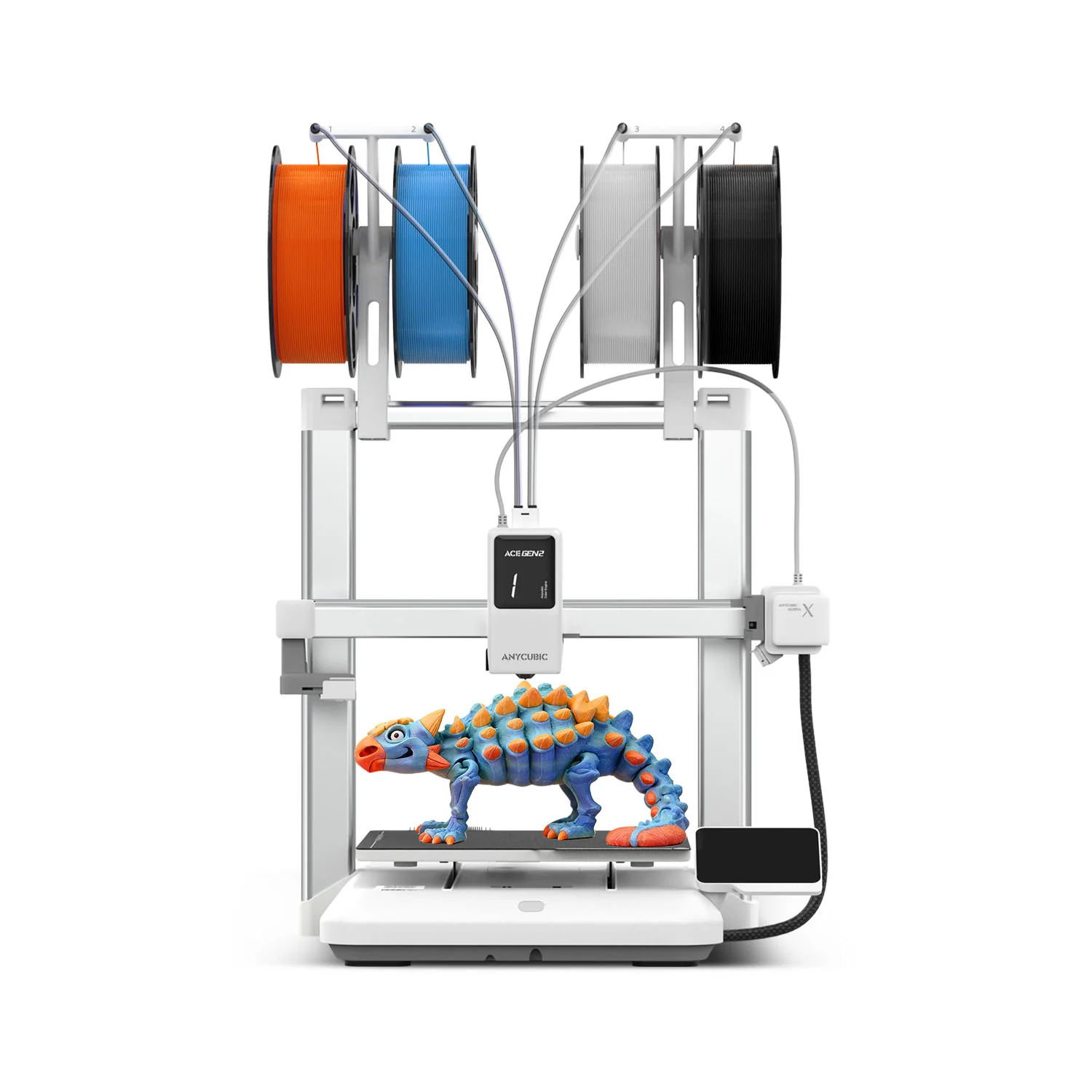 Anycubic Kobra X 4-Color Built-in 3D Printer, Perfect First Layer, Quiet Printing, Stable Printing, Easy to Use for Beginners 1 Anycubic Kobra X 4-Color Built-in 3D Printer, Perfect First Layer, Quiet Printing, Stable Printing, Easy to Use for Beginners